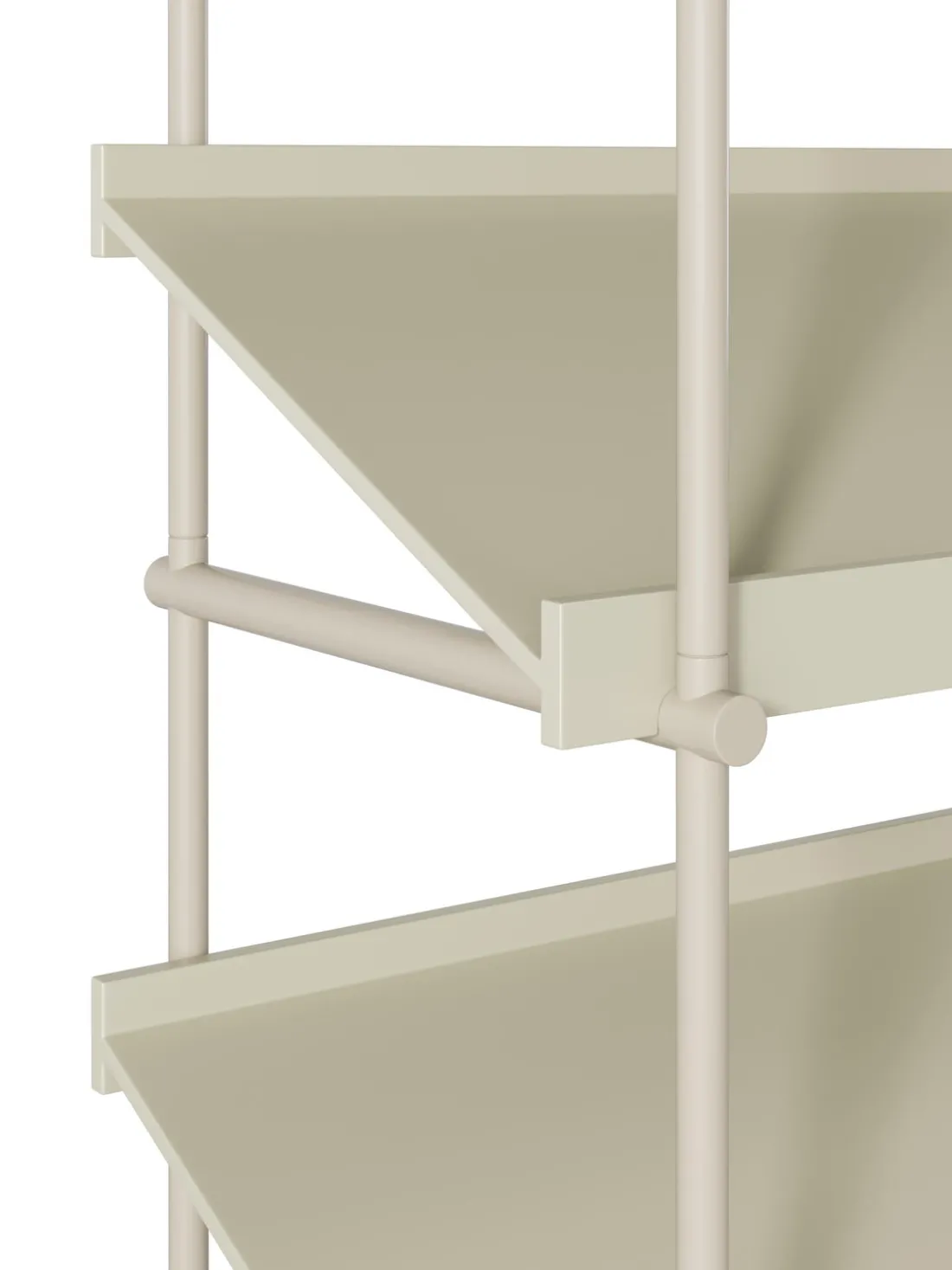 Estantería alta con marco inclinado Rio