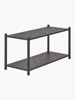 Estantería baja de madera de roble Sceene