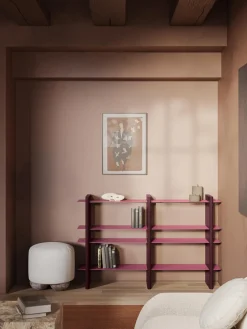 Estantería con elementos de metal Rami