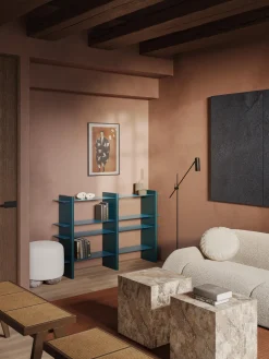 Estantería con elementos de metal Rami