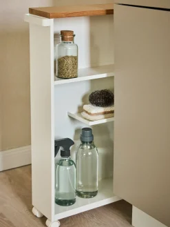 Estantería de baño con ruedas Tower