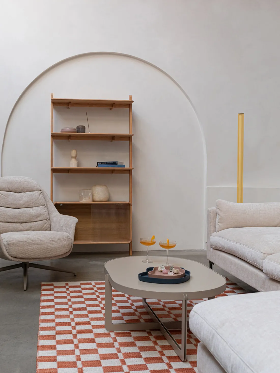 Estantería de madera de fresno Rise