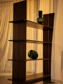 Estantería de madera de pino Tottori