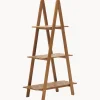 Estantería escalera de madera de acacia Victora