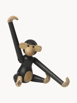 Figura decorativa de madera de roble Monkey