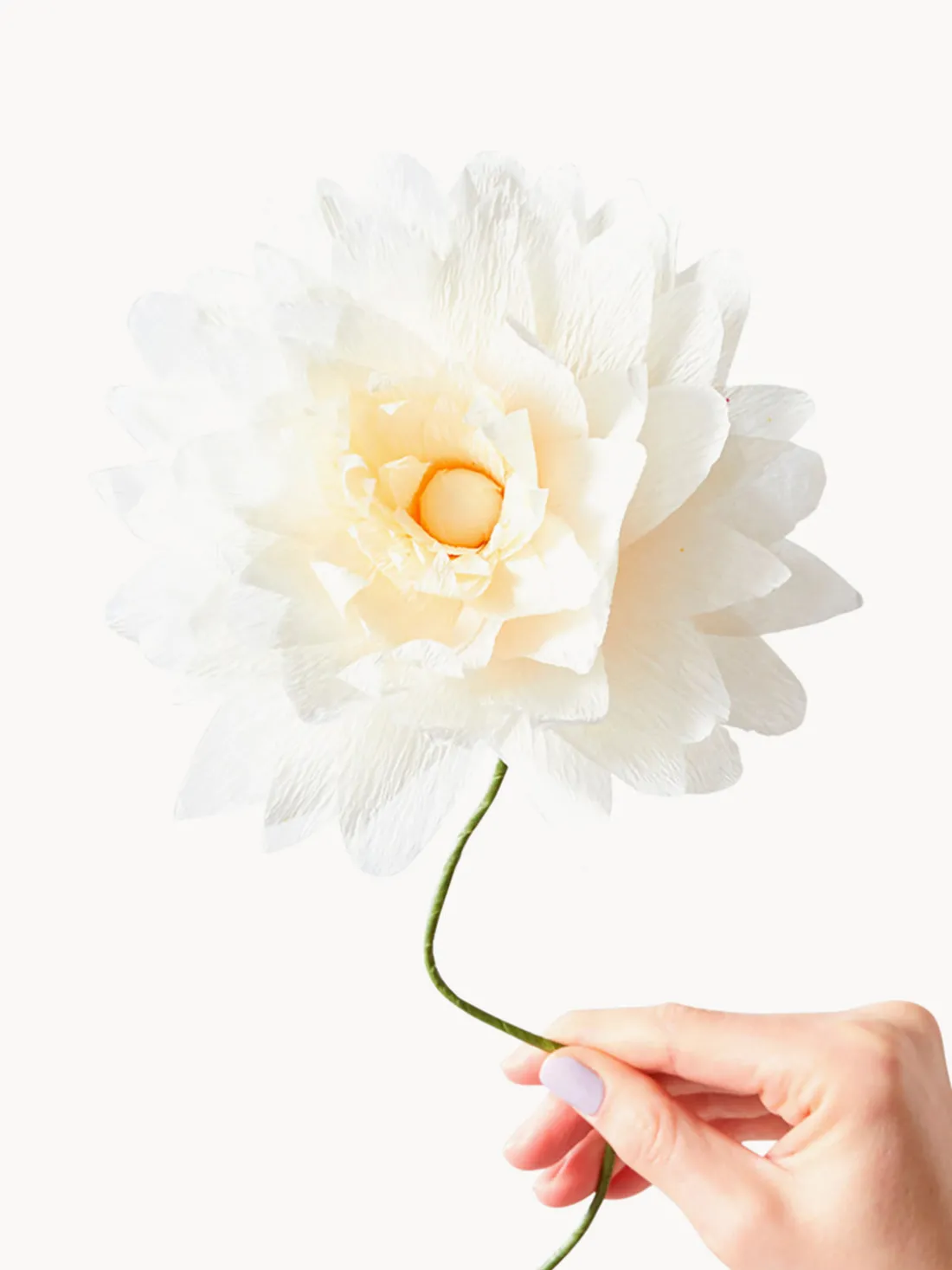 Flor artificial artesanal Grand Dahlia