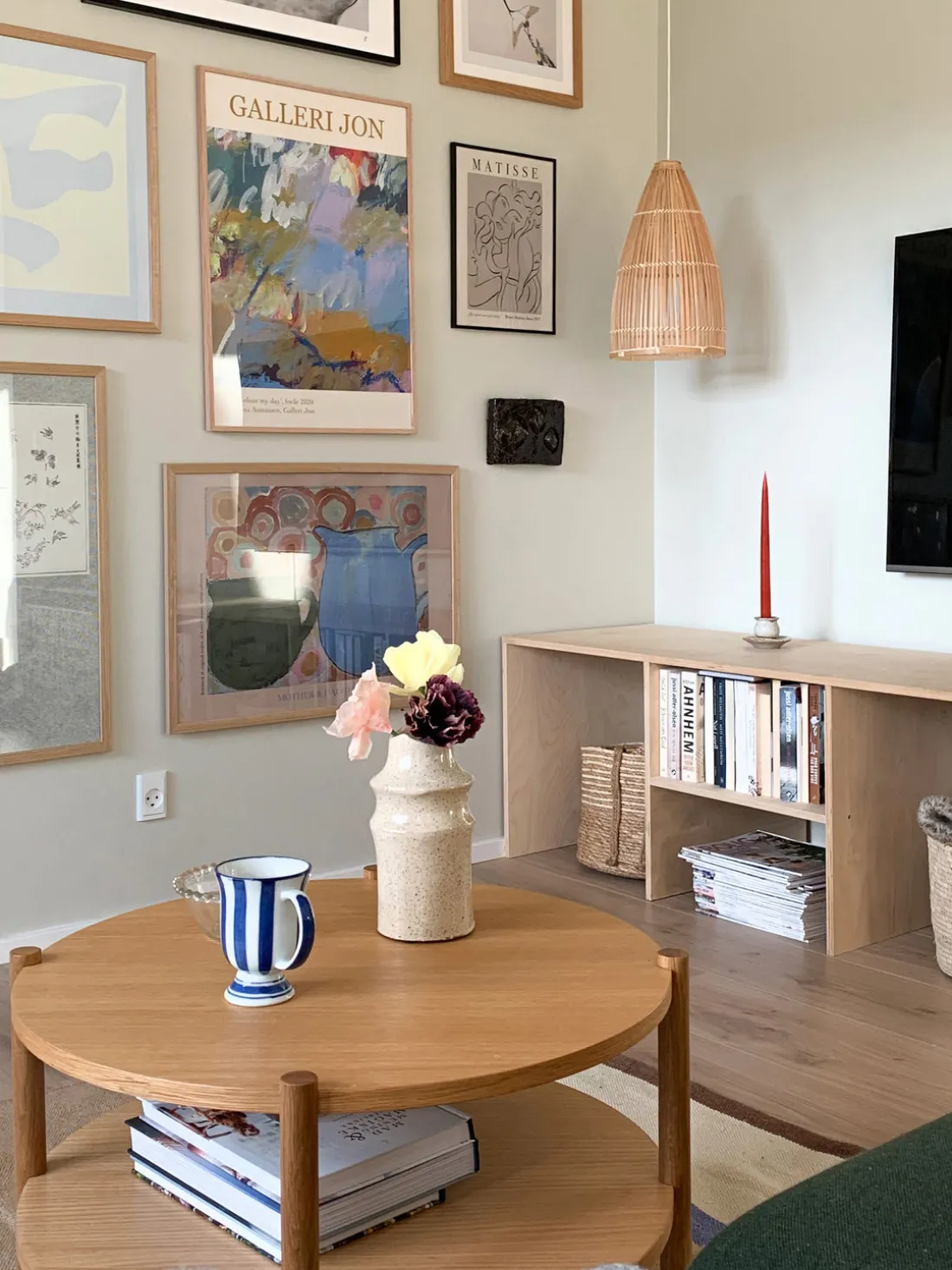 Flor artificial artesanal Poppy