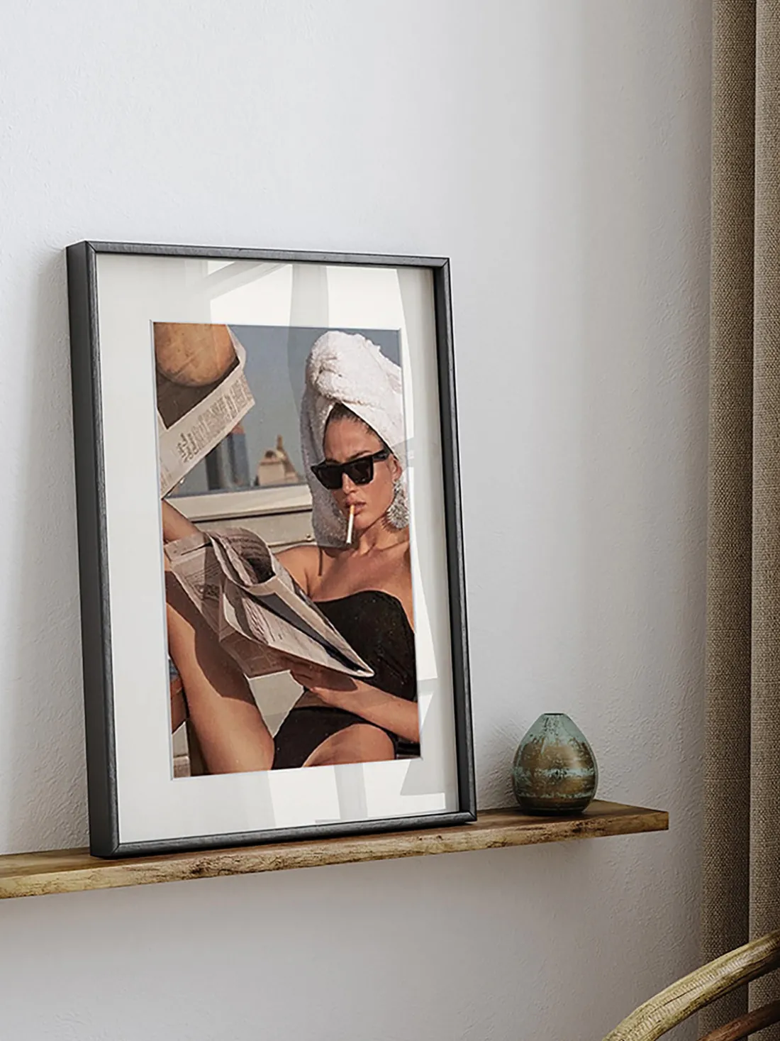 Fotografía enmarcada My Morning Paper