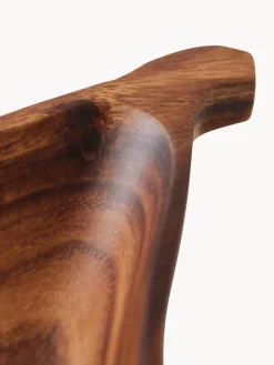 Frutero artesanal de madera de acacia Fruit, 2 uds.