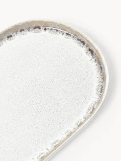 Fuente artesanal con esmalte reactivo Danza