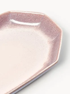 Fuente artesanal con esmalte reactivo Vinci