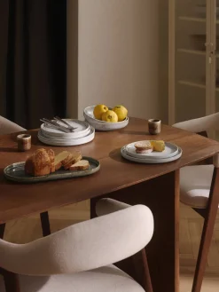 Fuente artesanal con esmalte reactivo Danza