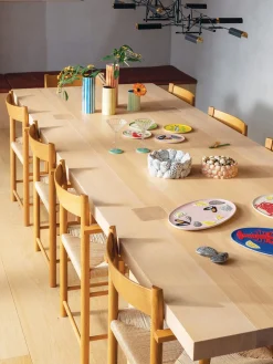 Fuente artesanal de dolomita De La Mer, 33 x 20 cm