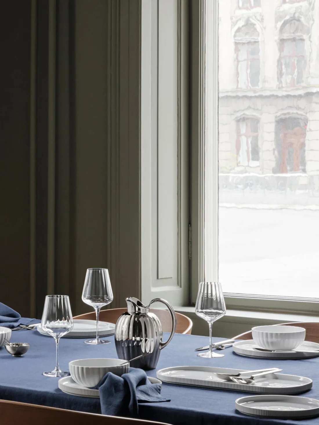 Fuente de porcelana Bernadotte