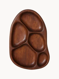 Fuente de servir artesanal de madera de acacia Tidy, 40 cm