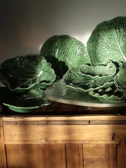 Fuente de servir pintada a mano Cabbage