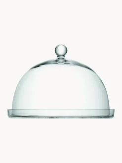 Fuente de vidrio soplado con tapa Vienna