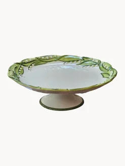 Fuente para postre pintada a mano Lily of the Valley