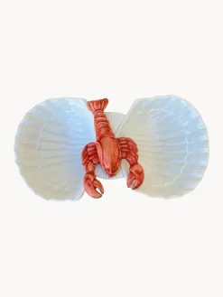 Fuente pintada a mano Lobster