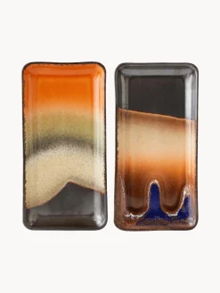 Fuentes artesanales 70's, 2 uds.