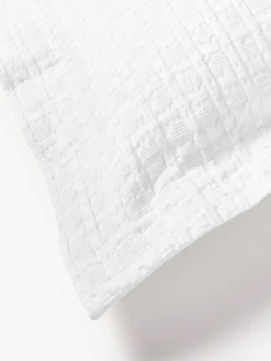 Funda de almohada con dobladillo texturizada Orville