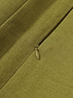 Funda de almohada de lino con dobladillo Taryn