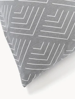 Funda de almohada estampada de algodón Milano