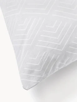 Funda de almohada estampada de algodón Milano