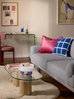 Funda de cojín a cuadros Edison