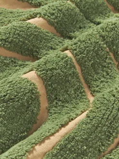 Funda de cojín alargada texturizada Mareva