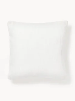 Funda de cojín artesanal con costura decorativa Terre