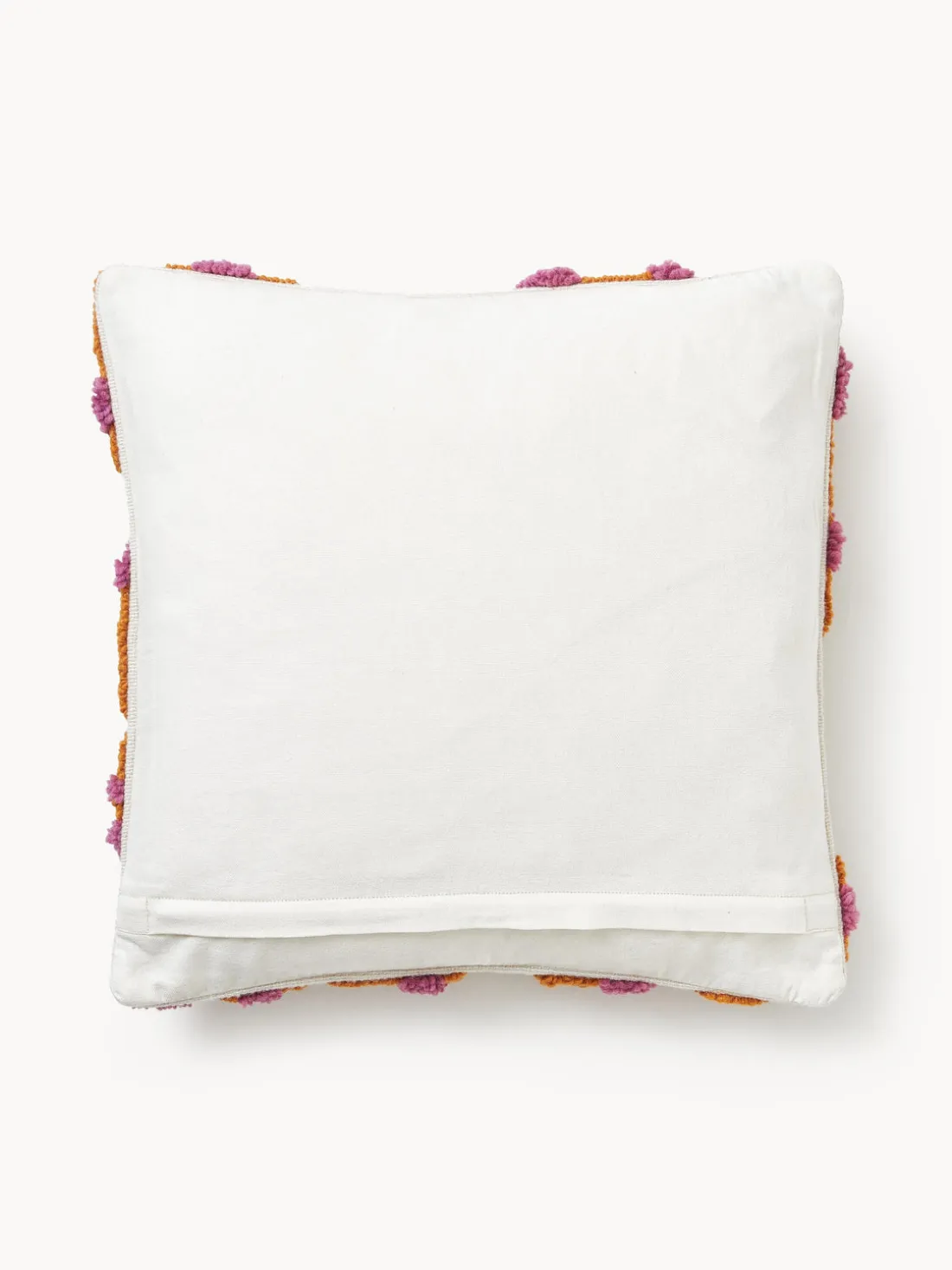 Funda de cojín artesanal con tejido capitoné Jiri