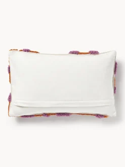 Funda de cojín artesanal con tejido capitoné Jiri