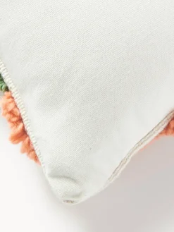 Funda de cojín artesanal con tejido capitoné Jiri