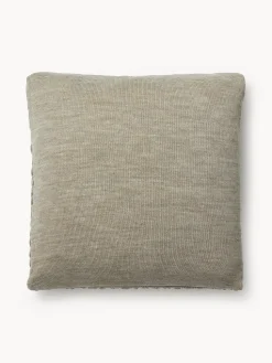 Funda de cojín artesanal de punto grueso Adyna