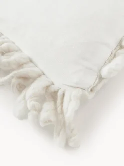 Funda de cojín artesanal de punto grueso Belen