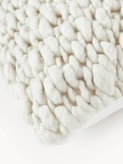 Funda de cojín artesanal de punto grueso Belen