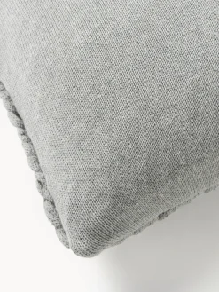 Funda de cojín artesanal de punto grueso Adyna