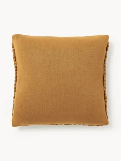 Funda de cojín artesanal de punto grueso Adyna