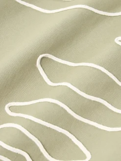 Funda de cojín artesanal de algodón ecológico Jot