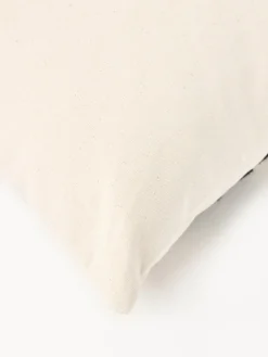 Funda de cojín artesanal de algodón ecológico Jot