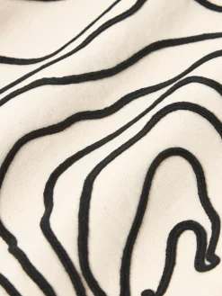 Funda de cojín artesanal de algodón ecológico Jot