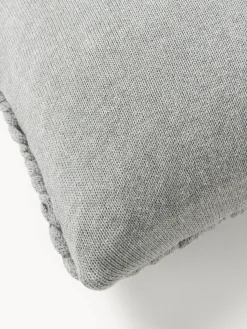 Funda de cojín artesanal de punto grueso Adyna