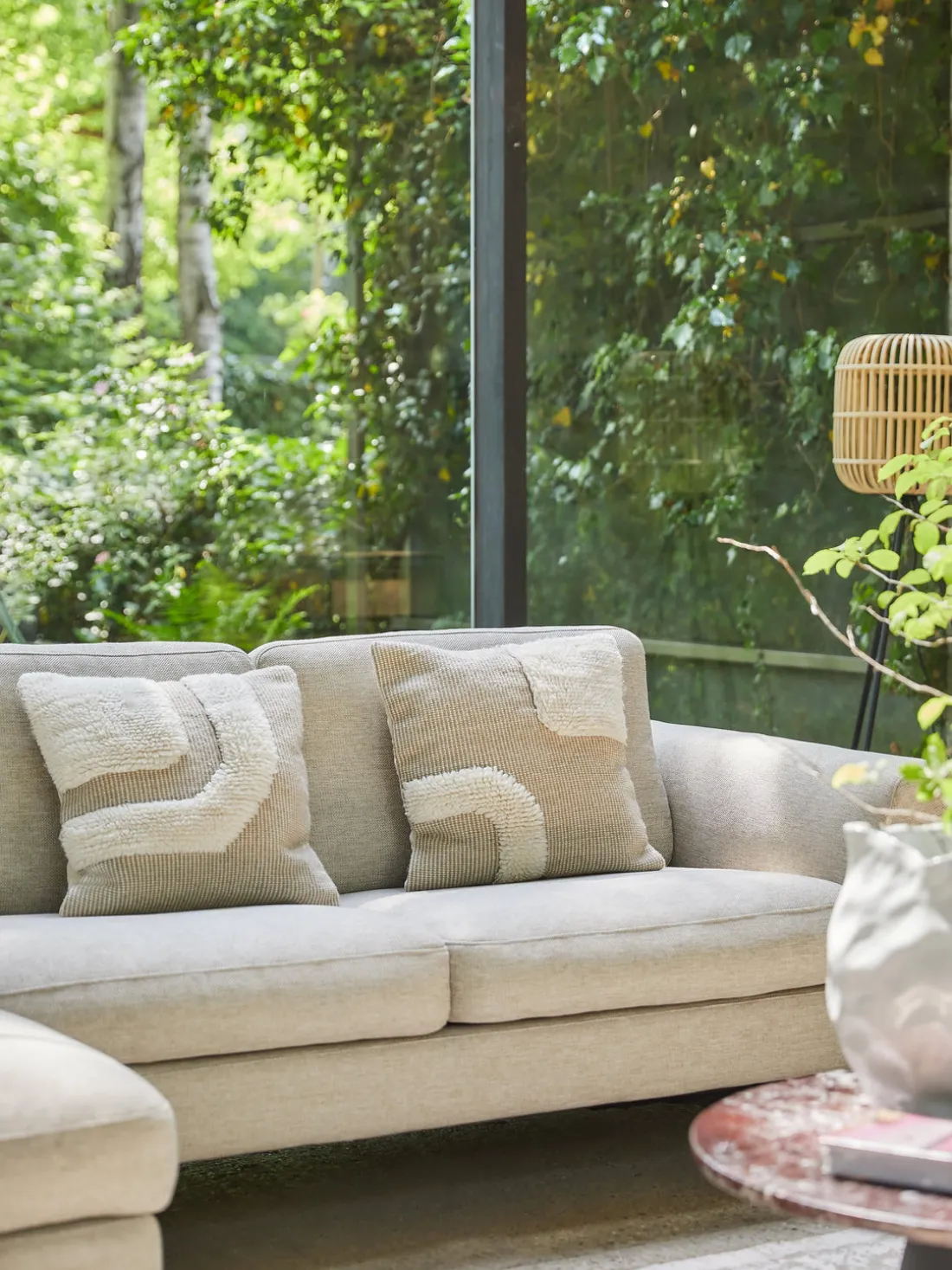 Funda de cojín artesanal Laine