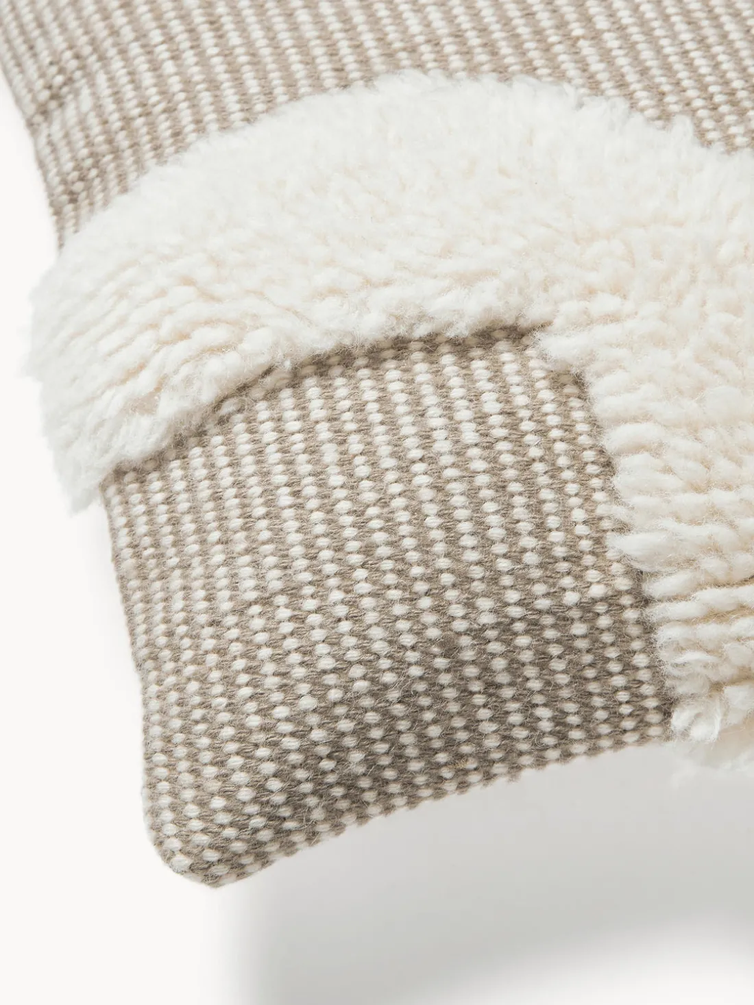 Funda de cojín artesanal Wool