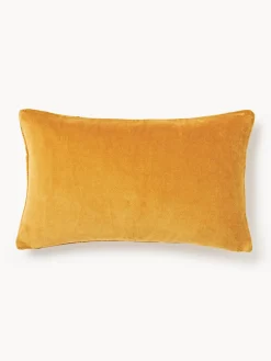 Funda de cojín bordada con estampado geométrico Verina