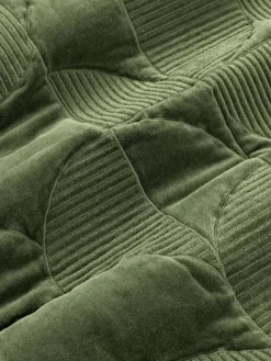 Funda de cojín bordada con estampado geométrico Verina