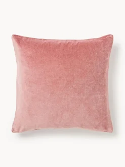 Funda de cojín bordada con estampado geométrico Verina