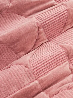 Funda de cojín bordada con estampado geométrico Verina