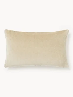 Funda de cojín bordada con estampado geométrico Verina